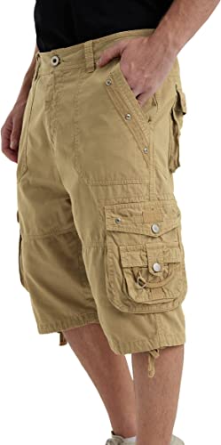 INCRE BLE BERMUDA CAMUFLADA ESTILO CARGO PARA HOMBRE